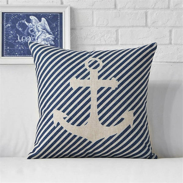 Sailing Printing Cushion Cover