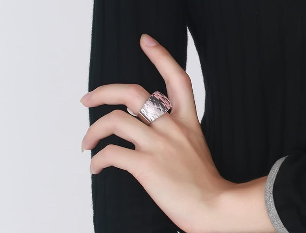 Blue Ocean Crystal Party Ring