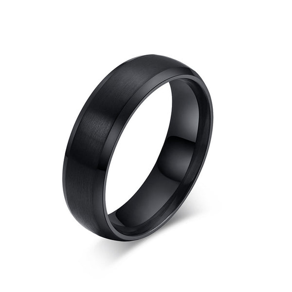 Blue Stainless Steel Ring