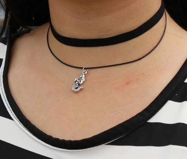 Vintage Double Layer Mermaid Choker