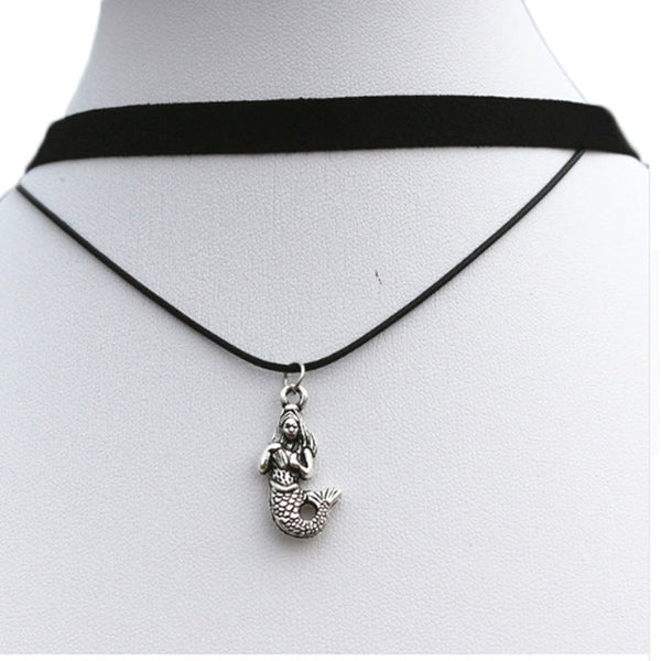 Vintage Double Layer Mermaid Choker