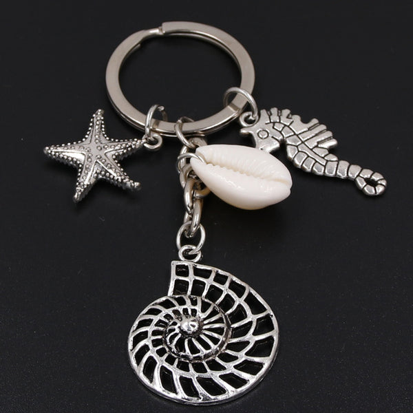 Vintage Dreaming Of The Sea Beach Keychain