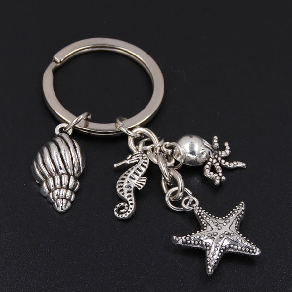 Vintage Dreaming Of The Sea Beach Keychain