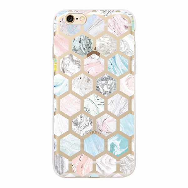 Luxury Marble Mermaid Scale Phone Case