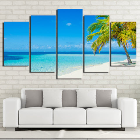 Limited Edition 5 Piece Beautiful Beach Canvas