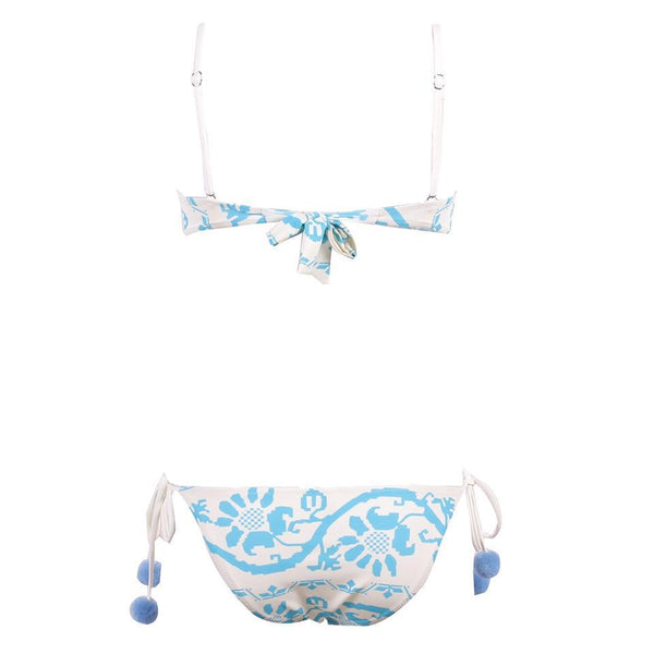 Floral Printed Push Up Bikini Set