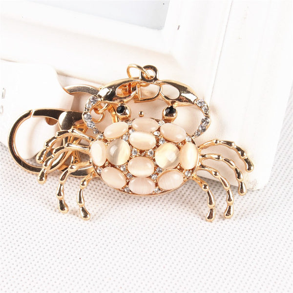 Lovely Crab Charm Key Chain