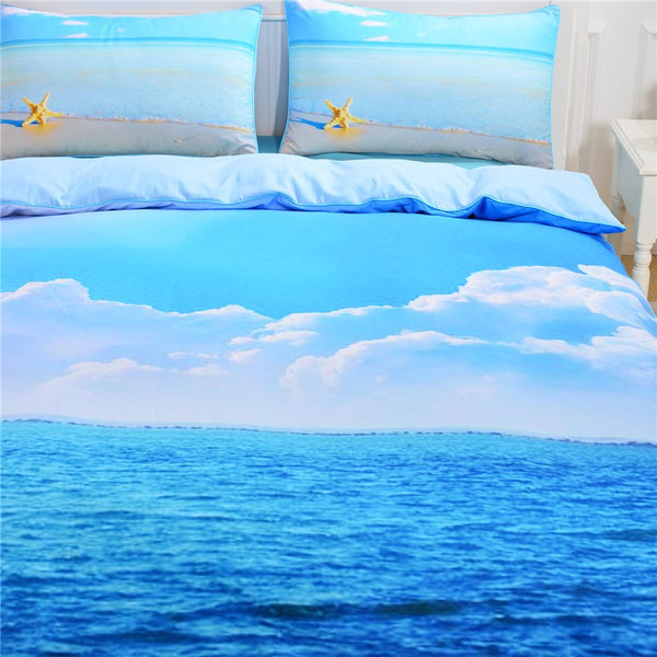 Starfish And Ocean Bedding Set