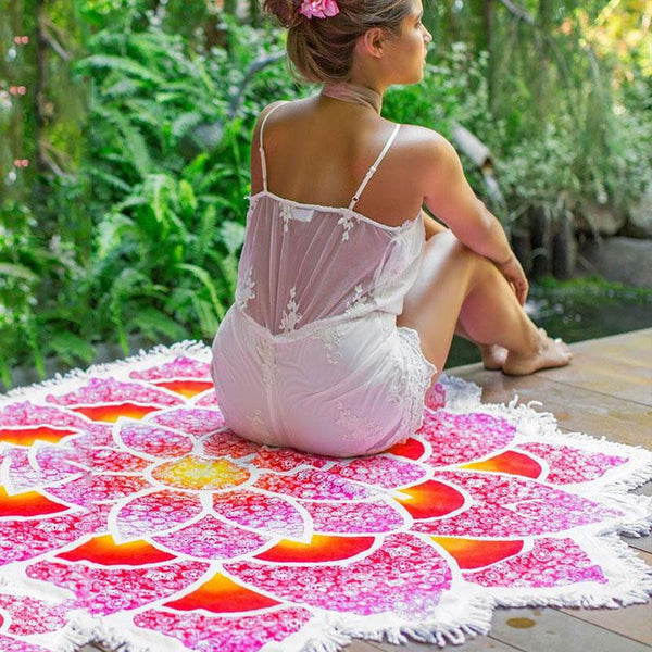 Lotus Beach Mat