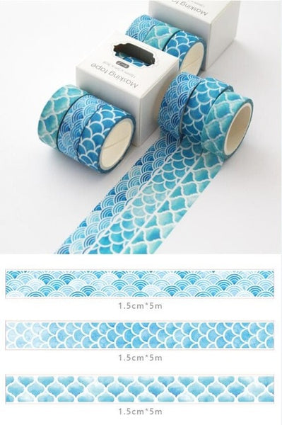 Ocean Masking Tape (3pcs/lot)
