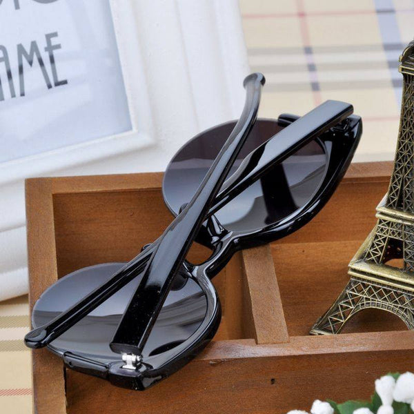 Vintage Retro Cat Eye Round Sunglasses - Style 01