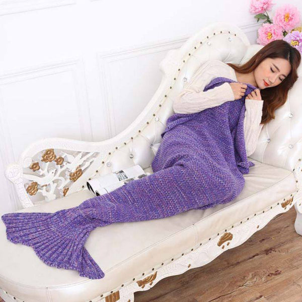 Handmade Mermaid Tail Blanket