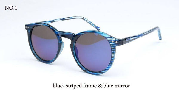Vintage Round Sunglasses - Style 01