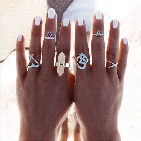 Vintage Beach Ring Set (6PCS/Set) - Style 3