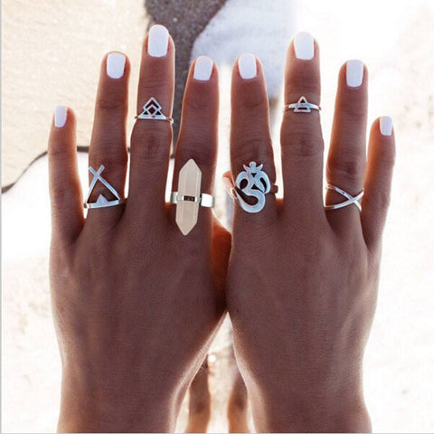 Vintage Beach Ring Set (6PCS/Set) - Style 3
