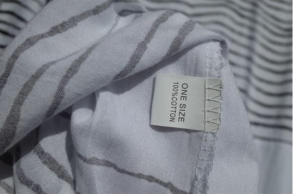 Comfortable Kaftan Striped Beach Cover Up